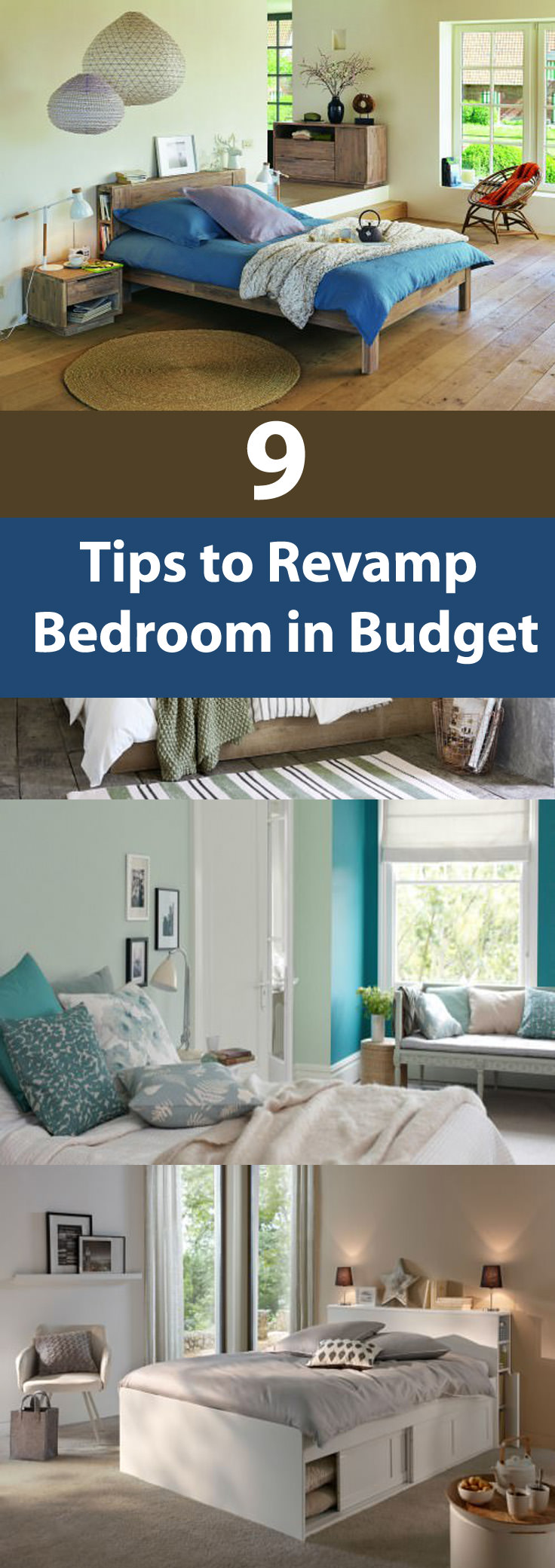 Revamp bedroom in a budget. Follow our 9 tips and give your room a real makeover without losing the weight of your pocket.