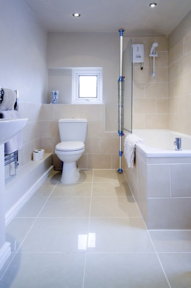 small bathroom flooring