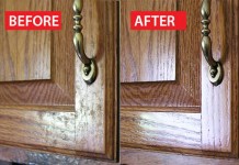 How to Clean Grease From Kitchen Cabinet Doors | Cleaning Kitchen Cabinets