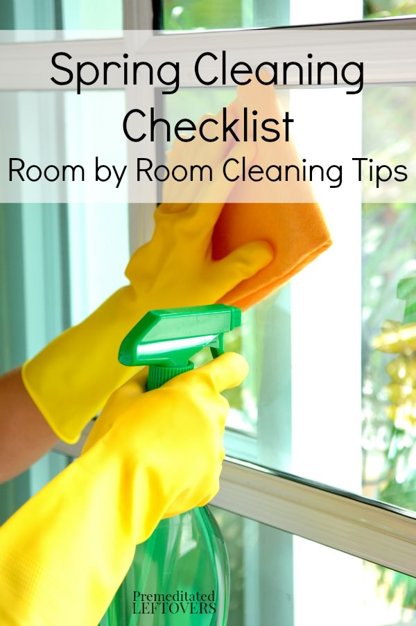 Take a look at these helpful spring cleaning tips and use the Spring Cleaning Checklist to clean each room thoroughly and effectively.