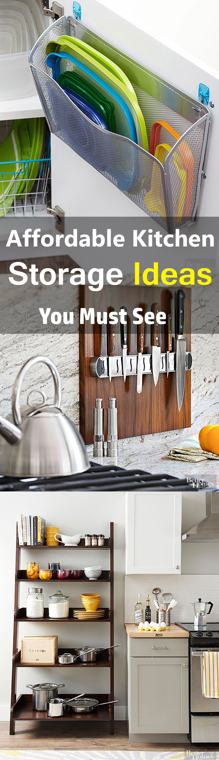 You don't need to splurge a lot of money to have an aptly organized kitchen. With these affordable kitchen storage ideas, you can create a lot of storage.