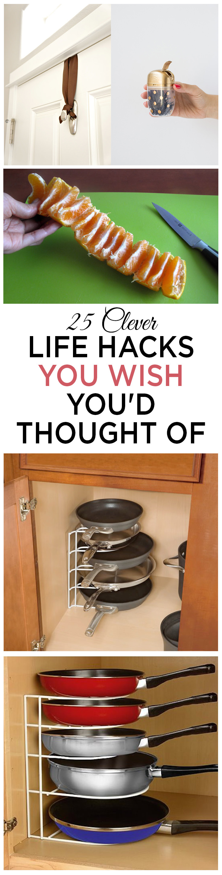 Everyone knows life can get pretty complicated sometimes, so with the list of these 25 life hacks, you can make your life just a smidgen easier the next time around. Be sure to check them out!