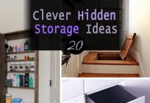 20 Clever Hidden Storage Ideas