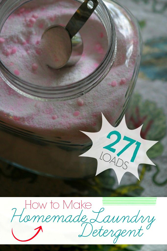 Making this homemade laundry detergent is a quick, inexpensive, and effective way to avoid chemicals, save a lot of money and have the most efficient cleaning agent made in your home.