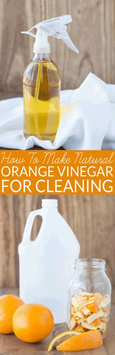 Vinegar is one of the best cleaning products, although it doesn't smell good. But if you add orange with it becomes an amazing combination. Check out this Orange Vinegar recipe to find more!