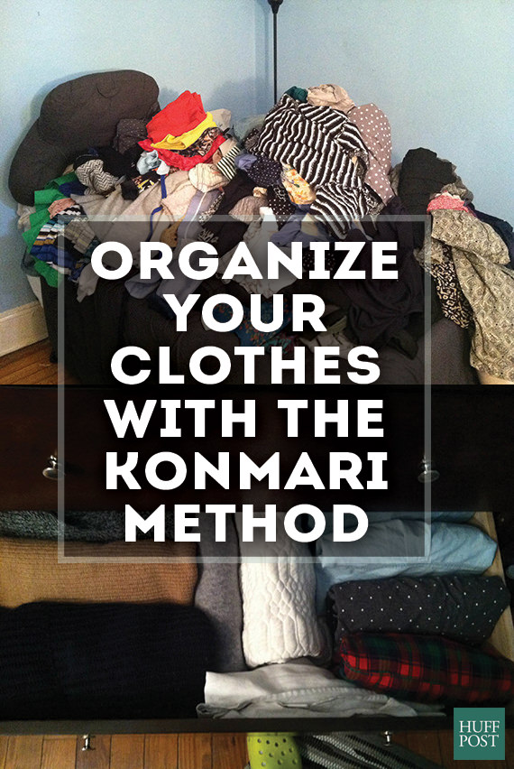 Organize your home a different way, use Konmari method, the Japanese way of decluttering and organizing.