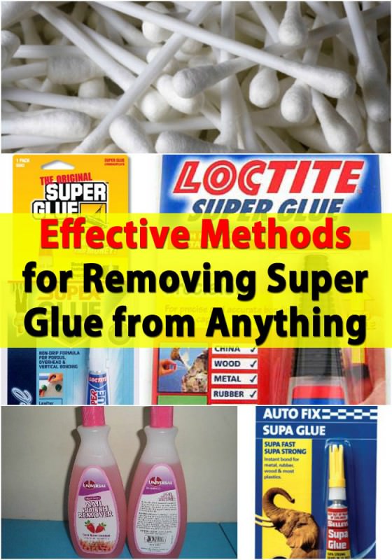 Super glue is a great adhesive but removing it is difficult. Find out effective methods for removing super glue from anything.