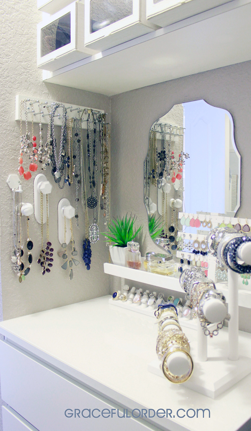 closet organization bedroom organizing jewelry master organized things necklaces veryhom efficient