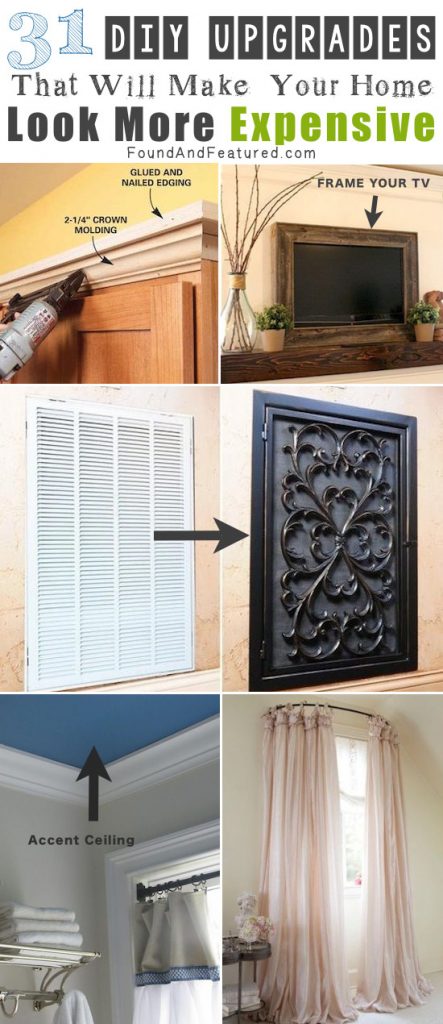 You'll not believe but these Cheap & Easy DIY upgrades can make your home look more expensive. Take a time and must look at these ideas!