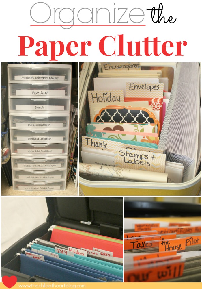 Organize your unorganized life and say goodbye to the paper clutter you've with these practical ideas and useful tips!