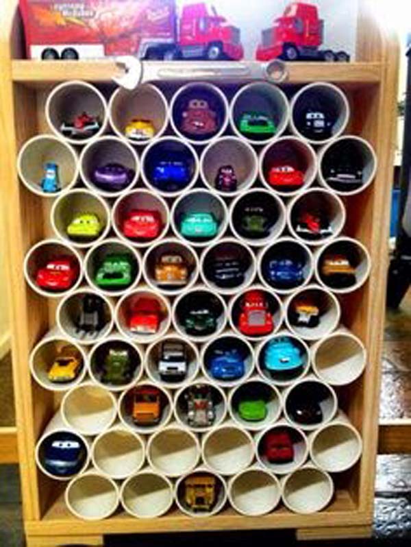 pvc pipe toy storage