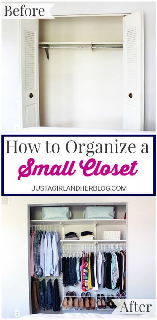 Whether your closet is big or small, you'll need to know some closet organization hacks to clean and organize everything!