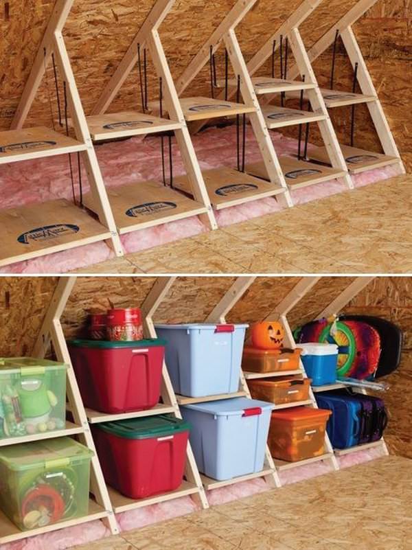 By using your attic as a storage room you can greatly reduce your clutter! So utilize the storage space available there with these creative attic storage ideas and solutions given in this article.