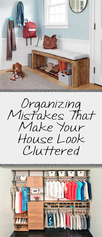 Home organization is an important step but if your home seems cluttered even after doing that there might be some organizing mistakes you've done! Read on to learn more.