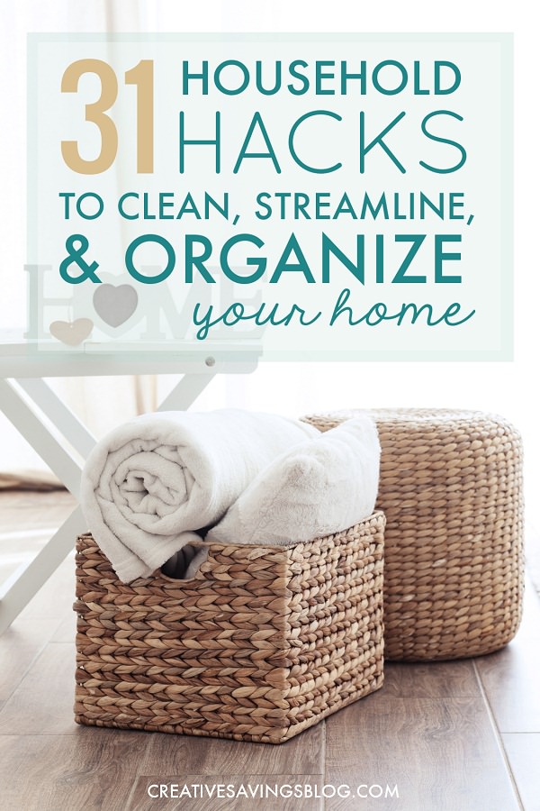 Make an organized and clutter-free home that requires less maintenance with these genius household hacks you'd like knowing about!