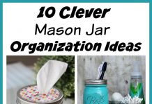 10 Clever Mason Jar Organization Ideas