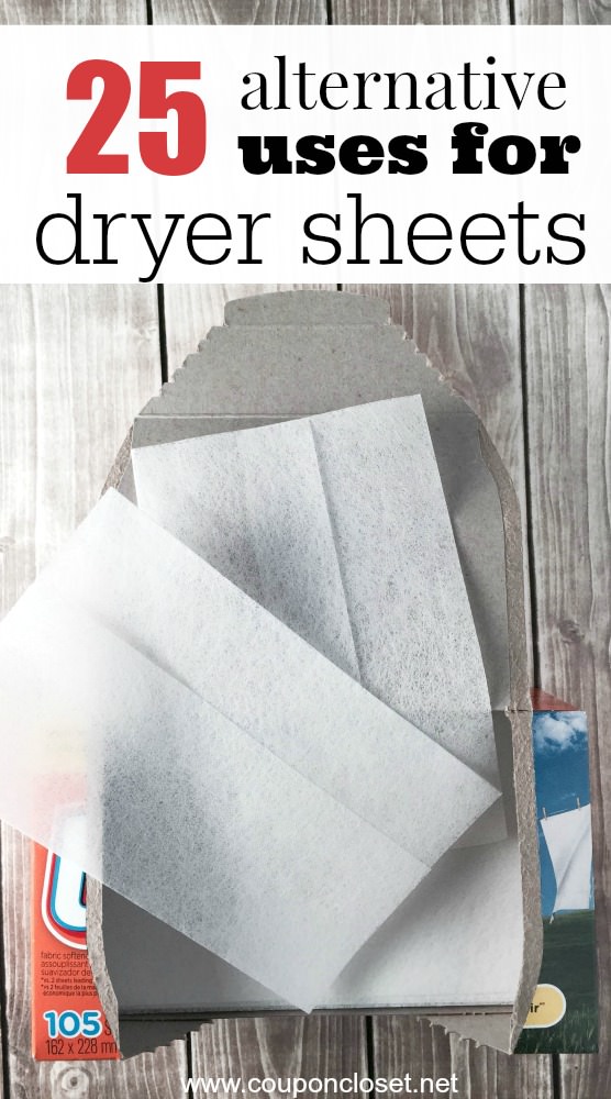 What do you do with used dryer sheets? Throw them, of course, but did you know they can be useful-- Not 1 or 2, here are 25 uses for dryer sheets!