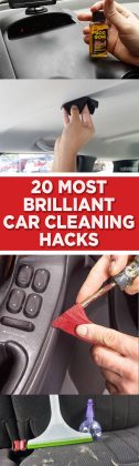 Some Of The Most Brilliant Car Cleaning Hacks To Clean Up Your Favorite