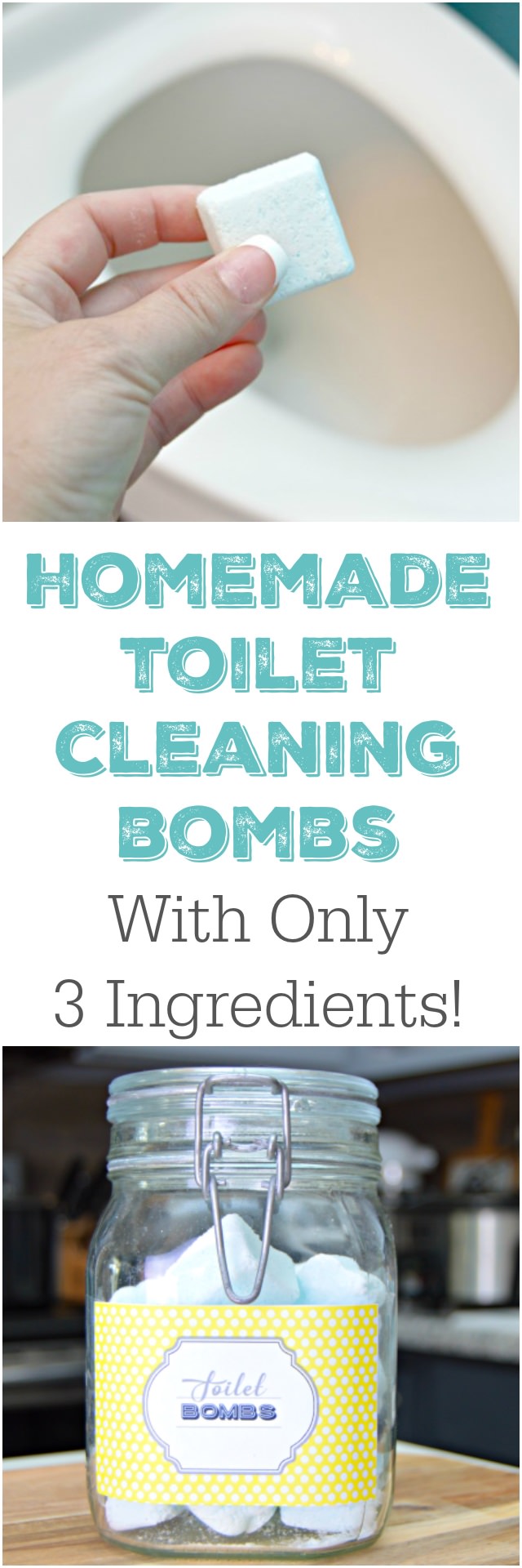 This toilet cleaning hack can be made with only 3 household ingredients and will leave your toilets fresh and clean.