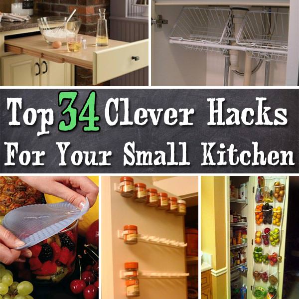 If you have a small house your kitchen would be small too? Usually, a small kitchen seems crowded! If you don't want this, learn these clever hacks and products for a small kitchen.