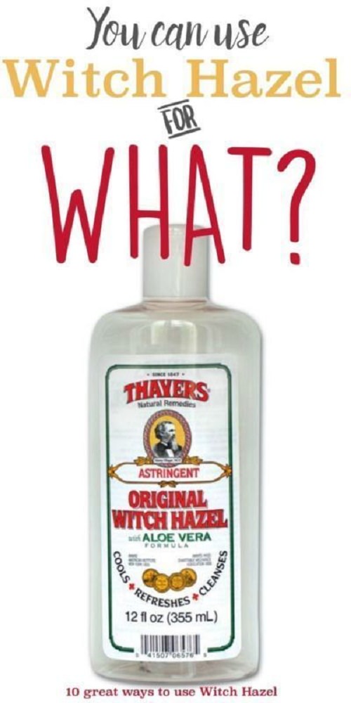 If you have a bottle of witch hazel you can use it for so many things-- for grooming, for sunburn relief and much more. Check out!