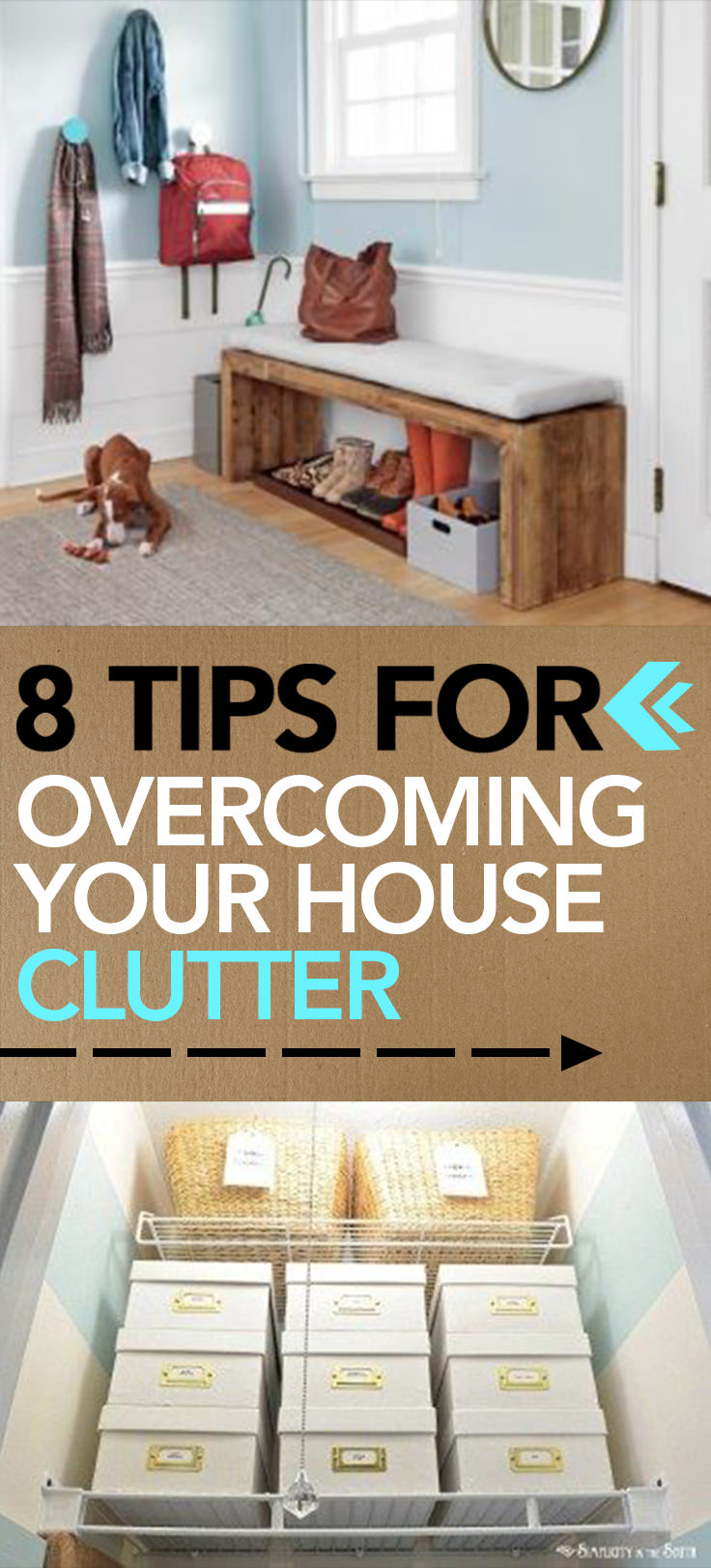 Decluttering your house could be easier if you at first don't allow the things to clutter your home! Here're the 8 effective tips to do this!