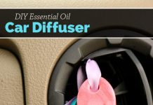 DIY Essential Oil Car Diffuser