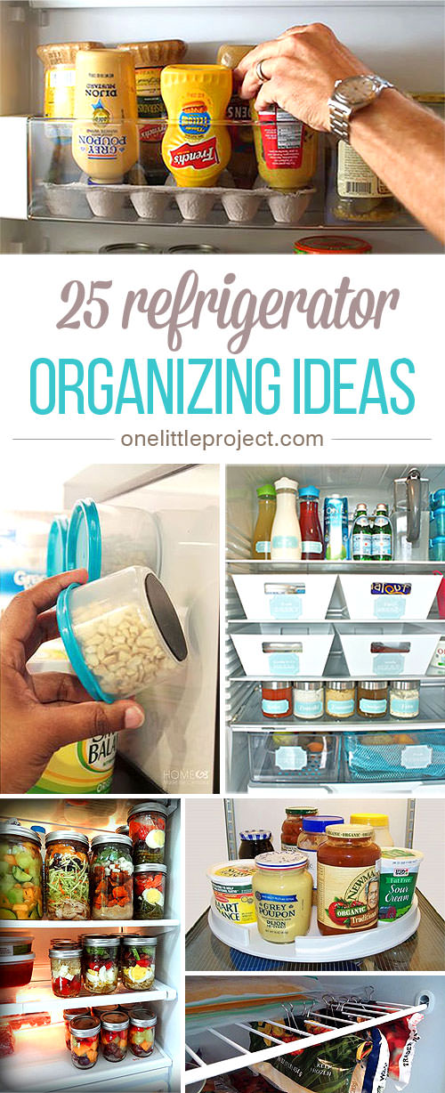 Your think your fridge is small or may be it is the clutter causing lack of space? Learn on these 25 tips and tricks to organize your fridge and solve the problem!