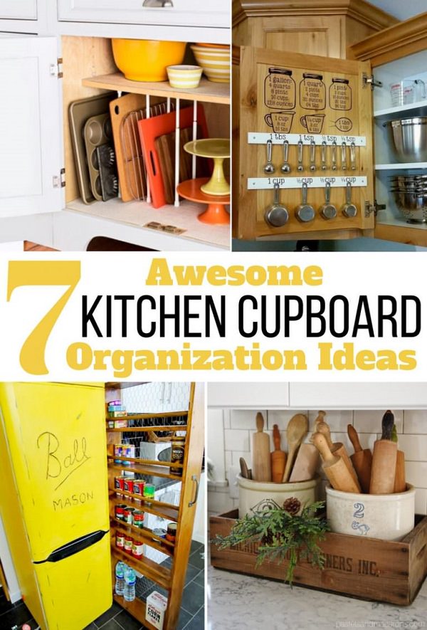 Things in order in the kitchen, if that's what you think is not possible. These awesome kitchen cupboard organization ideas are here to prove you wrong!