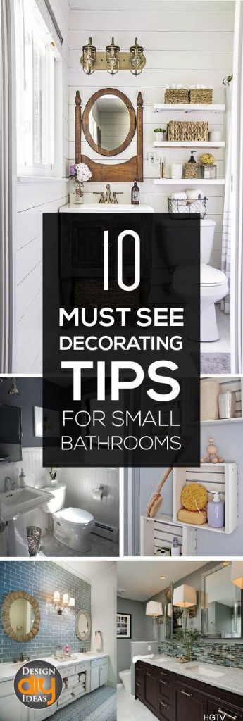 10 Must See Decorating Tips for Small Bathrooms • VeryHom