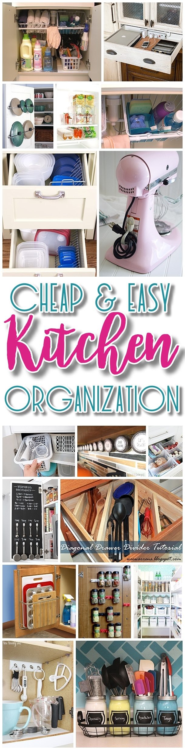 Follow these quick, budget-friendly and the most FUNCTIONAL ideas in your kitchen to change it completely and organize it like never before.