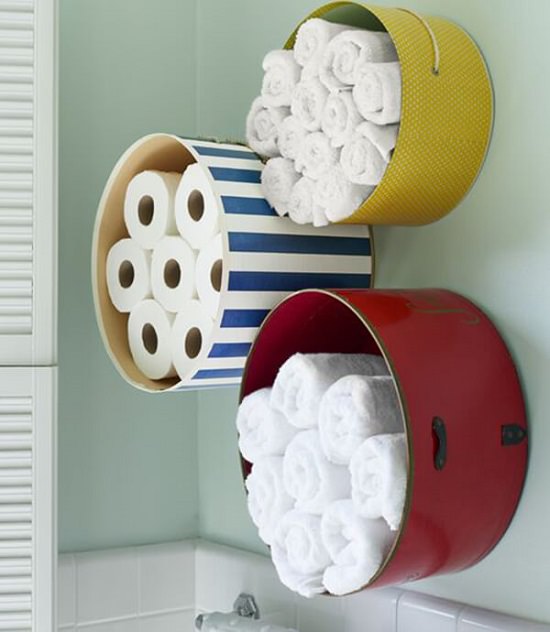 Unused items that might be sitting in some corner of your home, taking space can be used for these DIY home organization ideas!