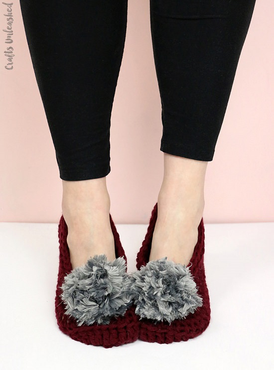 crochet shoes pattern for adults