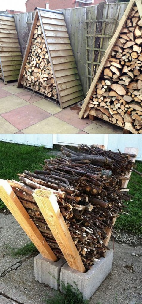 15 Creative DIY Firewood Rack And Storage Ideas • VeryHom